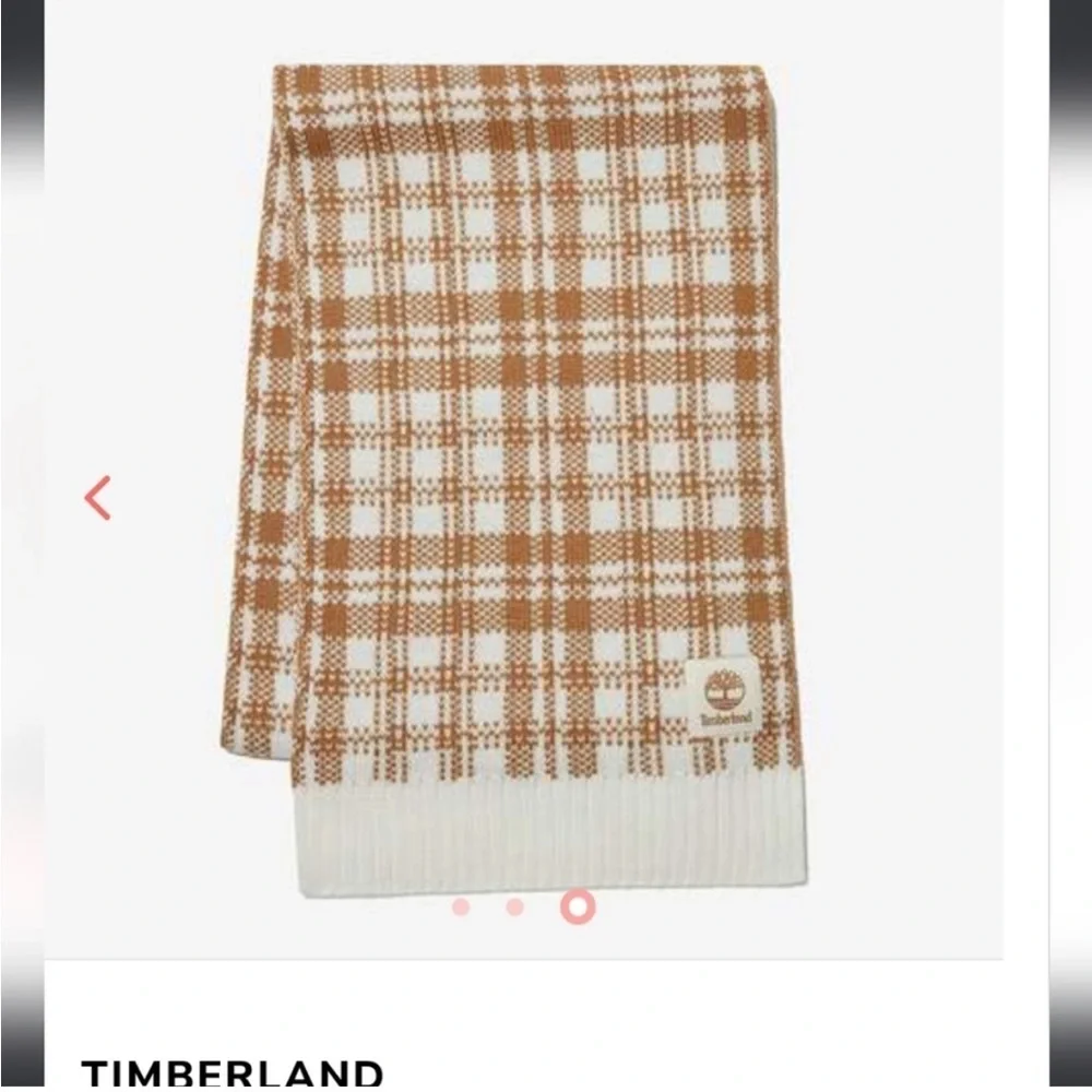Timberland NWT Buffalo Plaid Scarf Unisex